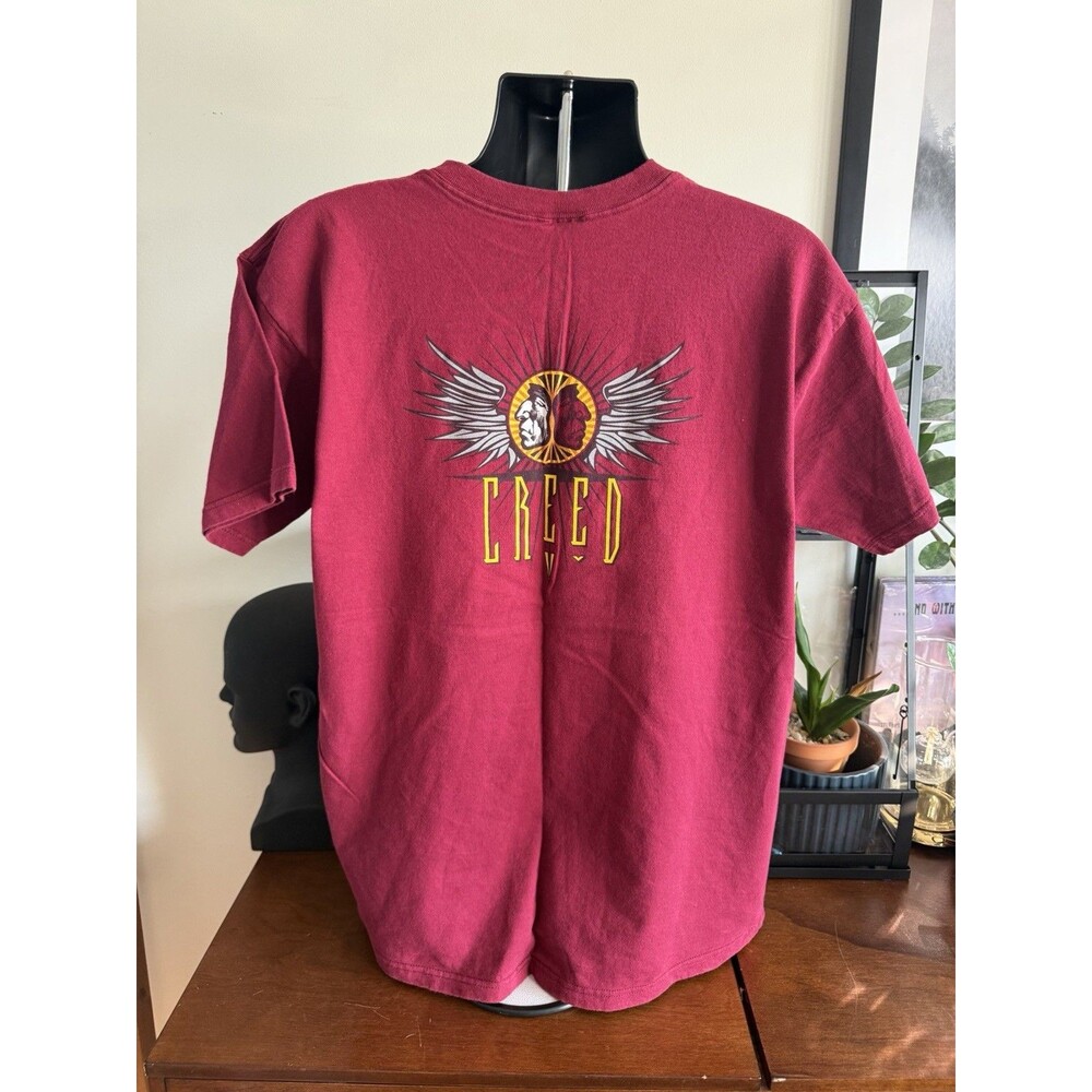 Y2K Creed Tour Concert Rock Band Album Promo Tee Shirt XL